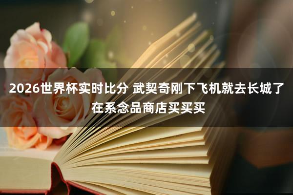 2026世界杯实时比分 武契奇刚下飞机就去长城了 在系念品商店买买买