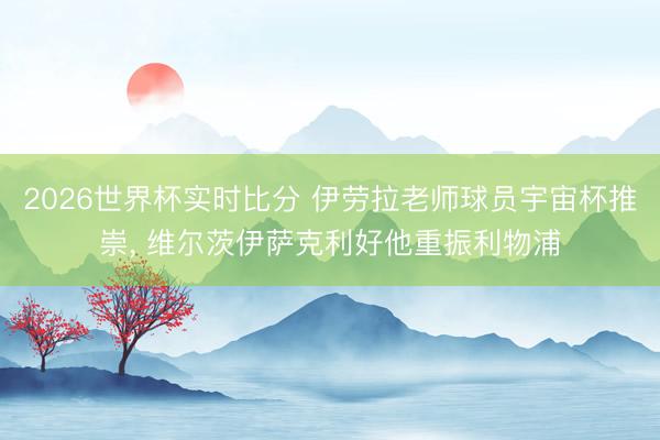 2026世界杯实时比分 伊劳拉老师球员宇宙杯推崇， 维尔茨伊萨克利好他重振利物浦